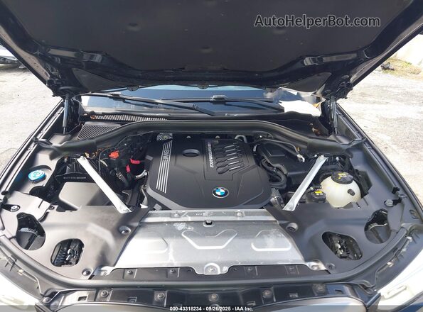 5UXTY9C08L9B83588 2020 BMW X3 Черный Вид сзади