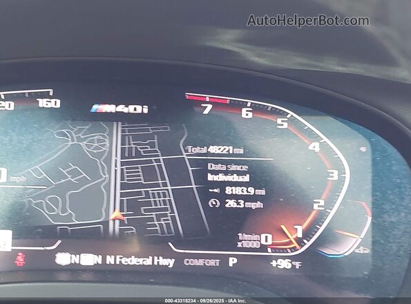 5UXTY9C08L9B83588 2020 BMW X3 Черный 