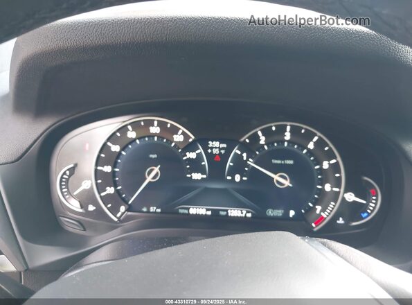 5UXUJ3C55KLG54342 2019 BMW X4 Gray უკანა სავარძლების ხედი