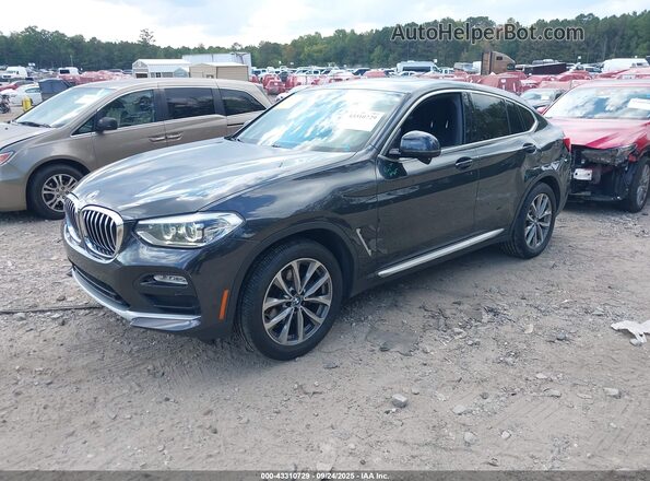 5UXUJ3C55KLG54342 2019 BMW X4 Gray წინა მარცხენა ხედი სამი მეოთხედიდან