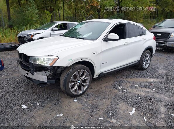 5UXXW3C54J0T80997 2018 BMW X4 Белый Передняя левая четверть