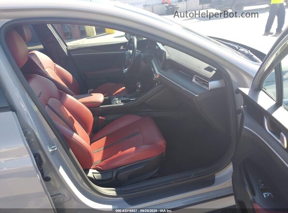 5XXG64J24MG039666 2021 KIA K5 Gray წინა სალონის ხედი