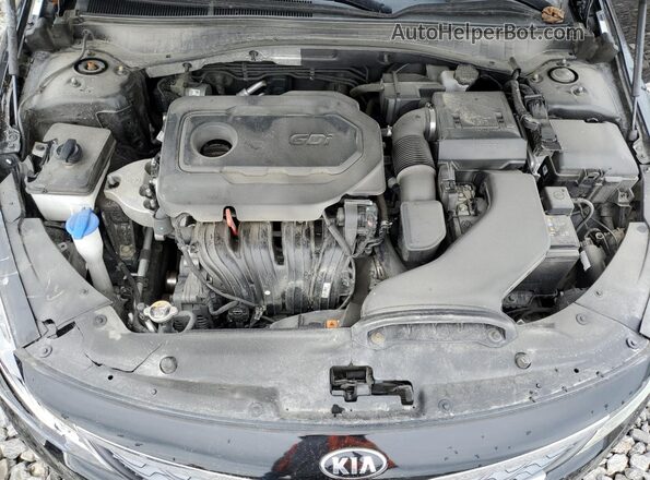 5XXGT4L30LG416619 2020 KIA OPTIMA Черный Вид задней части салона