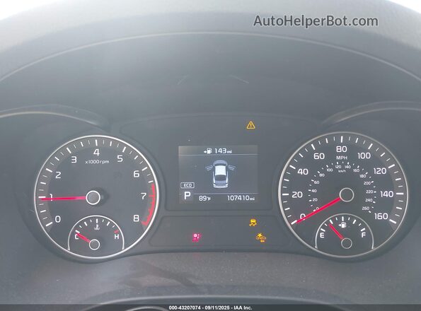 5XXGT4L31LG399801 2020 KIA OPTIMA White უკანა სავარძლების ხედი