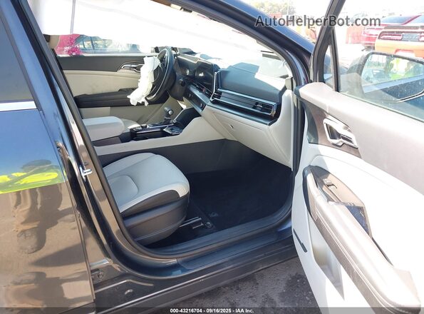 5XYK3CDF8SG241382 2025 KIA SPORTAGE Black Widok wnętrza z przodu