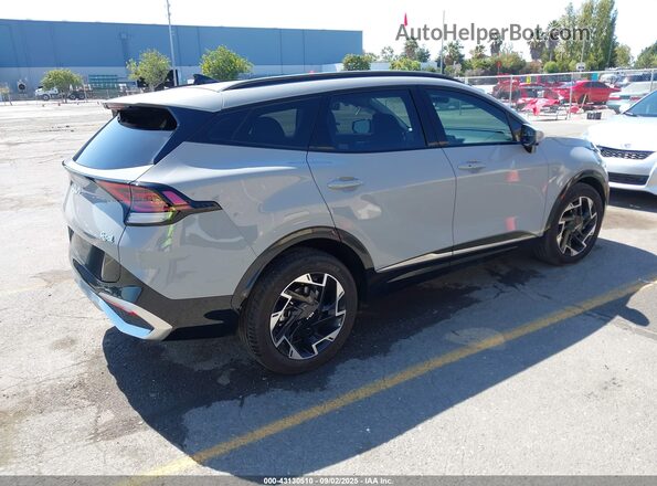 5XYK53DF8SG327429 2025 KIA SPORTAGE Gray უკანა მარჯვენა