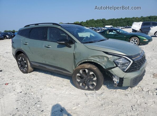 5XYK6CDF5RG217672 2024 KIA SPORTAGE Green Front right
