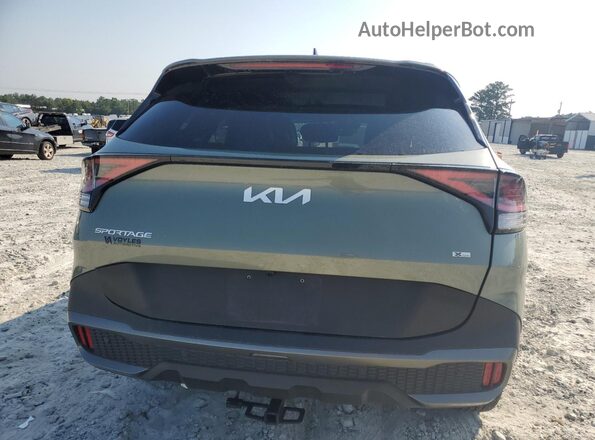 5XYK6CDF5RG217672 2024 KIA SPORTAGE Green Rear view