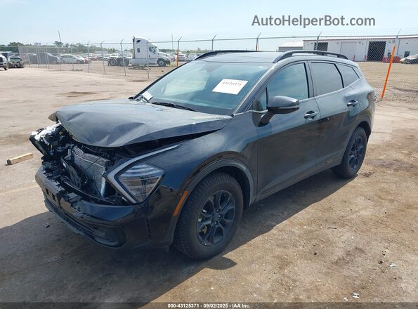 5XYK7CDF3SG272320 2025 KIA SPORTAGE Black Առջևի ձախ երեք քառորդ տեսարան