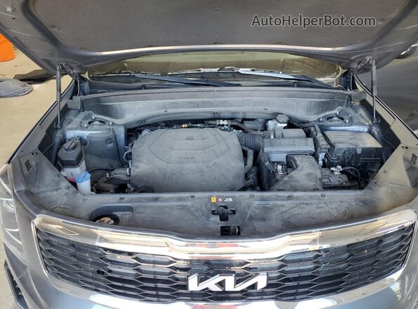 5XYP2DHC0NG201770 2022 KIA TELLURIDE Gray Вид підкапотного простору
