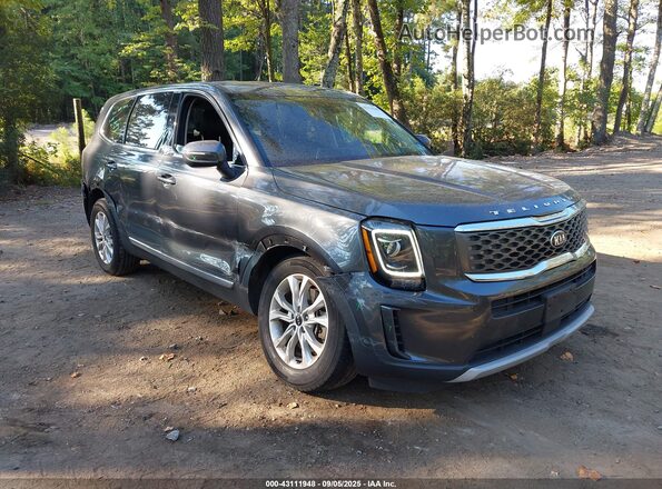 5XYP2DHC4LG069433 2020 KIA TELLURIDE Gray Widok z przodu