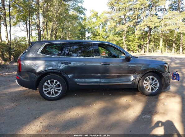 5XYP2DHC4LG069433 2020 KIA TELLURIDE Gray Widok wnętrza z tyłu