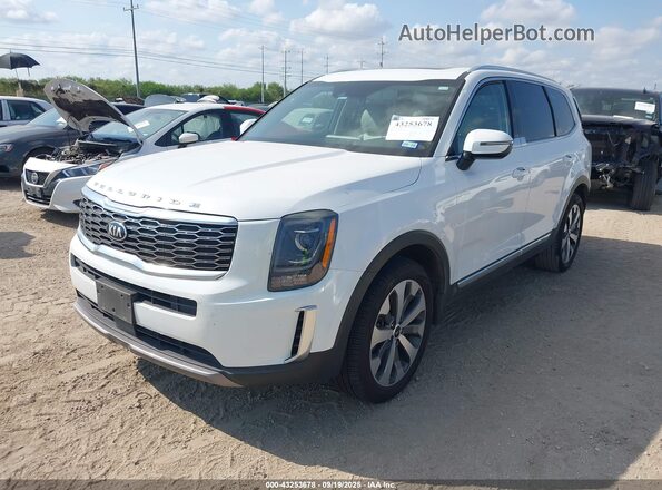 5XYP34HC2LG084946 2020 KIA TELLURIDE White Առջևի ձախ երեք քառորդ տեսարան