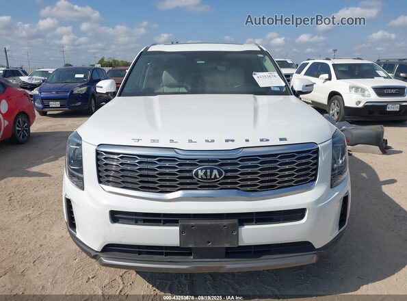 5XYP34HC2LG084946 2020 KIA TELLURIDE White Սալոնի հետևի տեսք