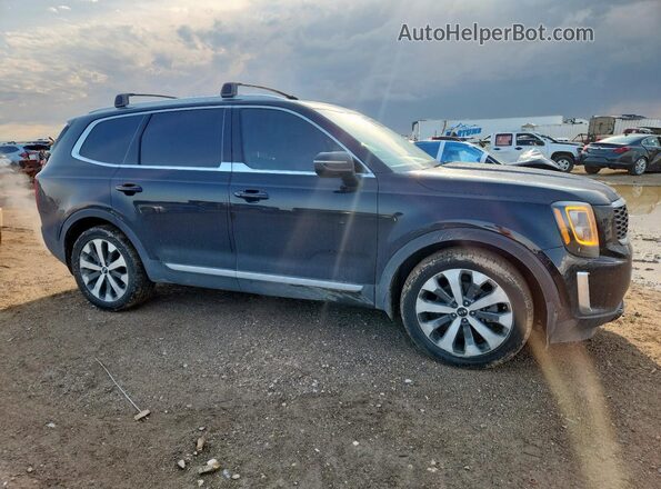 5XYP34HC5MG179020 2021 KIA TELLURIDE Черный Передняя правая четверть