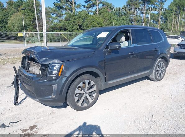 5XYP34HC7MG182999 2021 KIA TELLURIDE Gray Przód lewy