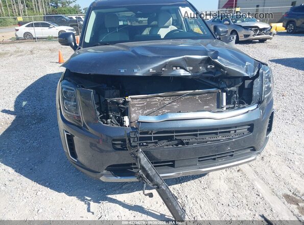 5XYP34HC7MG182999 2021 KIA TELLURIDE Gray Widok z przodu