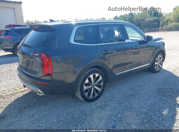 5XYP34HC7MG182999 2021 KIA TELLURIDE Gray Tył prawy