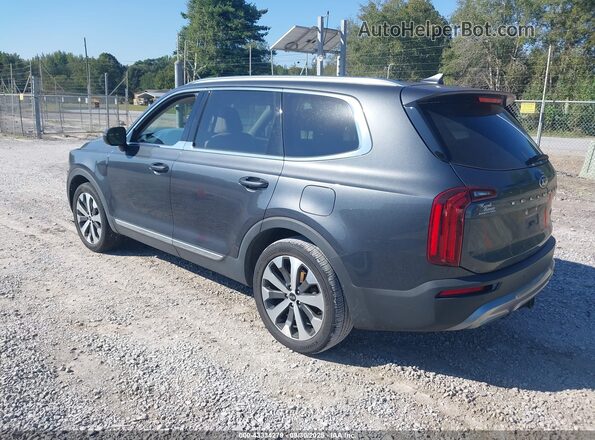 5XYP34HC7MG182999 2021 KIA TELLURIDE Gray Tył lewy