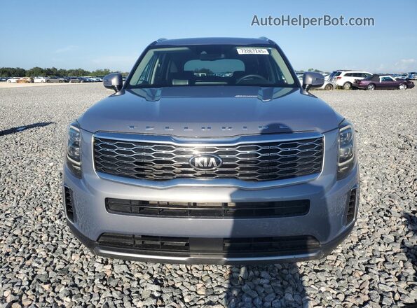 5XYP34HC8MG172238 2021 KIA TELLURIDE Gray წინა ხედი