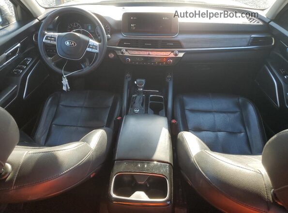 5XYP34HC8MG172238 2021 KIA TELLURIDE Gray წინა პანელის ხედი