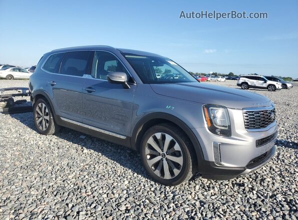 5XYP34HC8MG172238 2021 KIA TELLURIDE Gray წინა მარჯვენა
