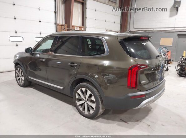5XYP3DHC1MG117677 2021 KIA TELLURIDE Gray Հետևի ձախ