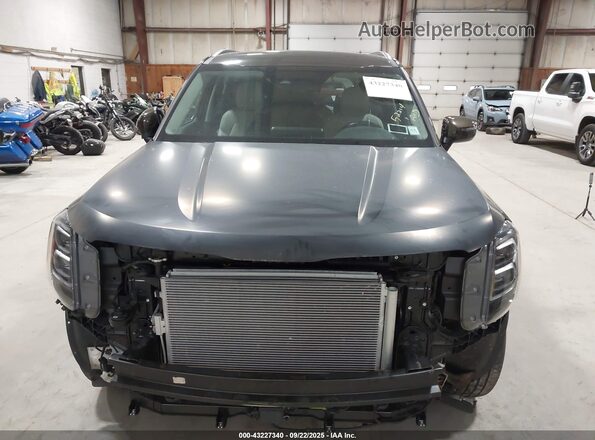 5XYP3DHC1MG117677 2021 KIA TELLURIDE Gray Սալոնի հետևի տեսք