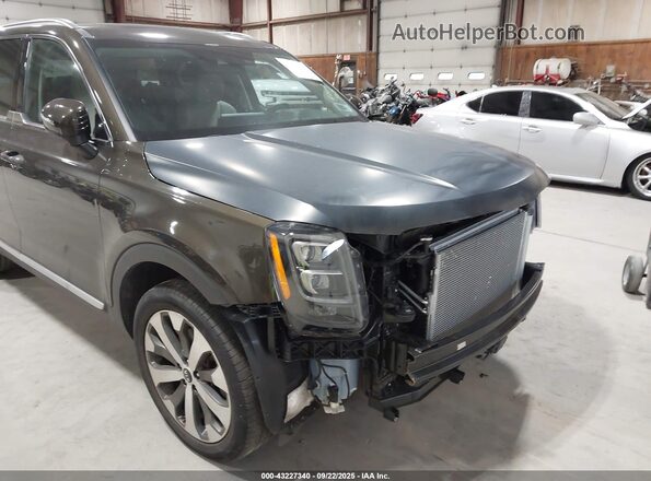 5XYP3DHC1MG117677 2021 KIA TELLURIDE Gray Դիմացի տեսք