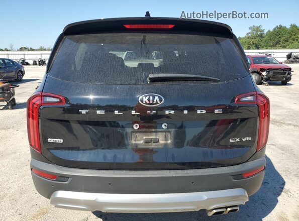 5XYP3DHC3MG129894 2021 KIA TELLURIDE Black Widok z tyłu