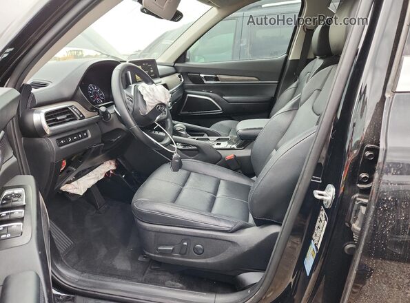 5XYP3DHC4LG080476 2020 KIA TELLURIDE Black Вид салону спереду