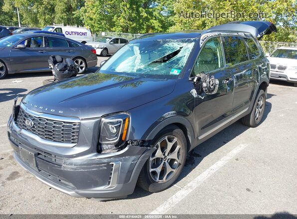 5XYP3DHC5LG001820 2020 KIA TELLURIDE Серый Передняя левая четверть