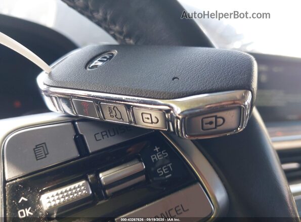 5XYP3DHC7LG046676 2020 KIA TELLURIDE Black Առջևի վահանակի տեսք