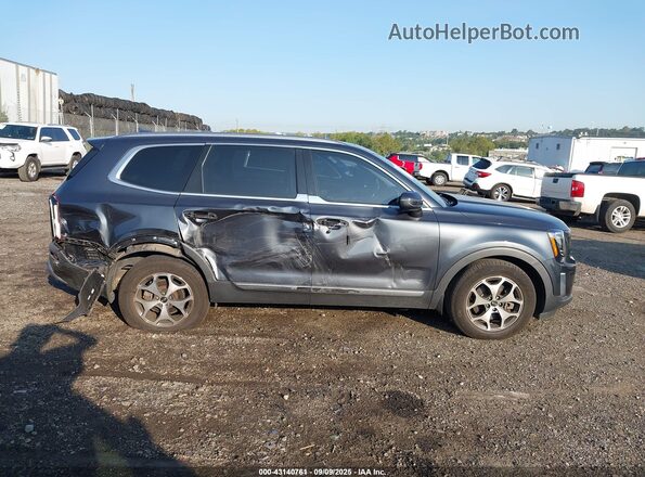 5XYP3DHCXLG028883 2020 KIA TELLURIDE Gray Widok wnętrza z tyłu