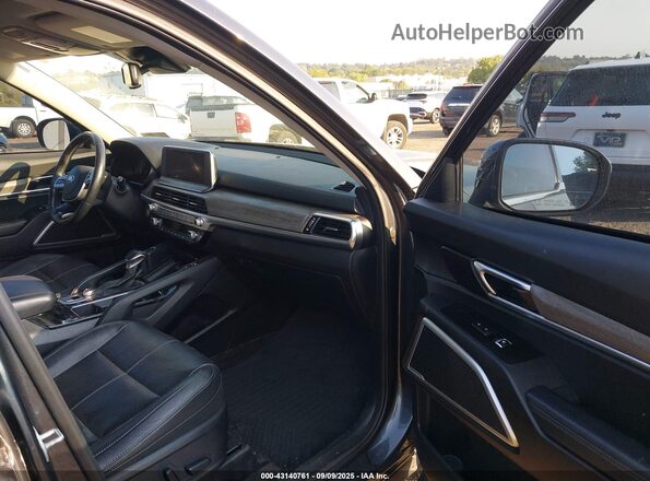 5XYP3DHCXLG028883 2020 KIA TELLURIDE Gray Widok wnętrza z przodu