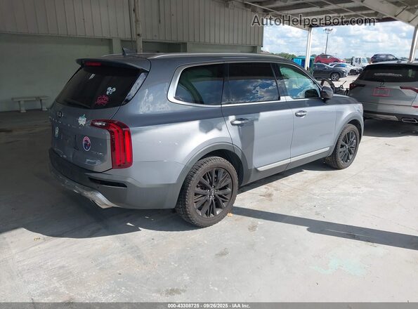 5XYP54HC0LG076516 2020 KIA TELLURIDE Gray Rear right
