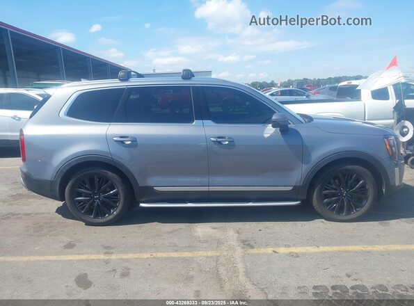 5XYP54HC2MG169829 2021 KIA TELLURIDE Gray Սալոնի հետևի տեսք