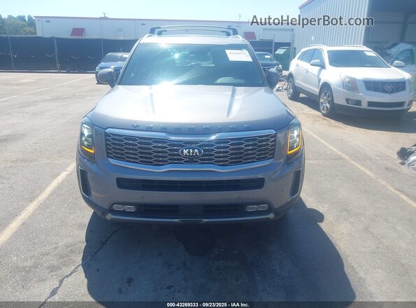 5XYP54HC2MG169829 2021 KIA TELLURIDE Gray Սարքավորումների վահանակի տեսք