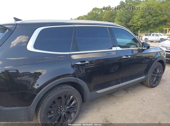 5XYP54HC4MG140493 2021 KIA TELLURIDE Black Սալոնի հետևի տեսք