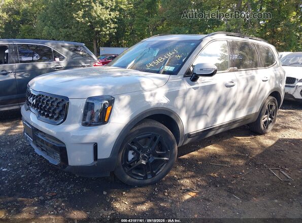 5XYP5DGC9RG419334 2024 KIA TELLURIDE Gray Vista tres cuartos delantera izquierda