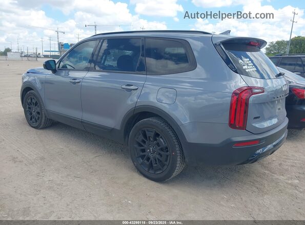 5XYP5DHC0NG261619 2022 KIA TELLURIDE Light Blue Задняя левая четверть