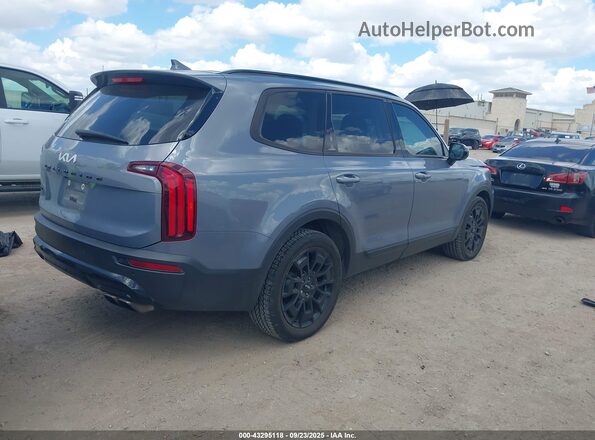 5XYP5DHC0NG261619 2022 KIA TELLURIDE Light Blue Задняя правая четверть