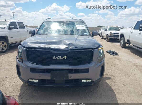 5XYP5DHC0NG261619 2022 KIA TELLURIDE Light Blue Вид щитка приборов