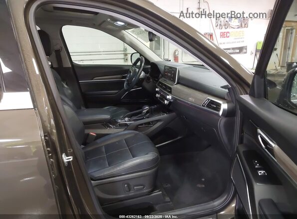 5XYP5DHC1LG022593 2020 KIA TELLURIDE Brown წინა სალონის ხედი