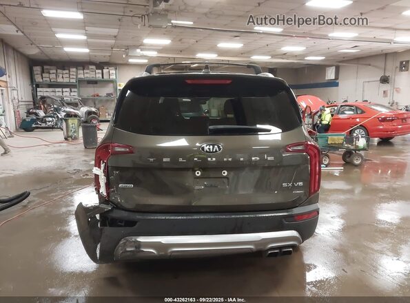 5XYP5DHC1LG022593 2020 KIA TELLURIDE Brown წინა ხედი