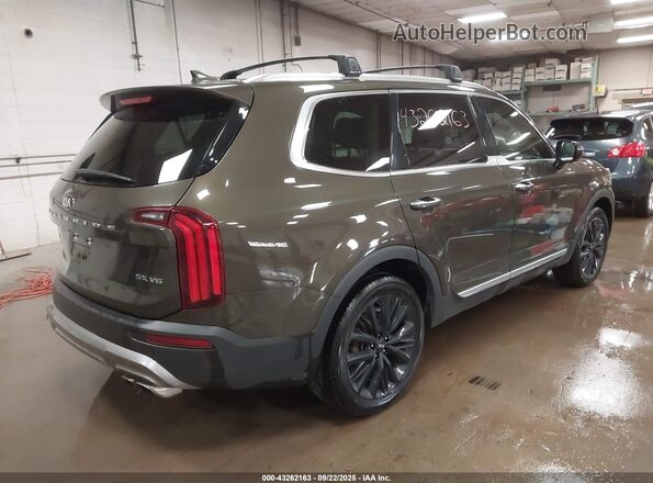 5XYP5DHC1LG022593 2020 KIA TELLURIDE Brown უკანა მარჯვენა