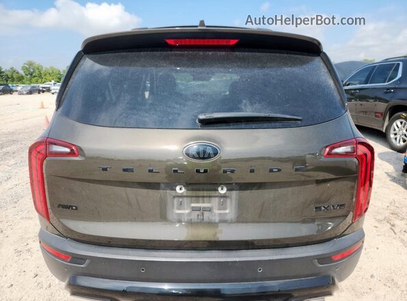 5XYP5DHC2MG124700 2021 KIA TELLURIDE Черный Вид сзади