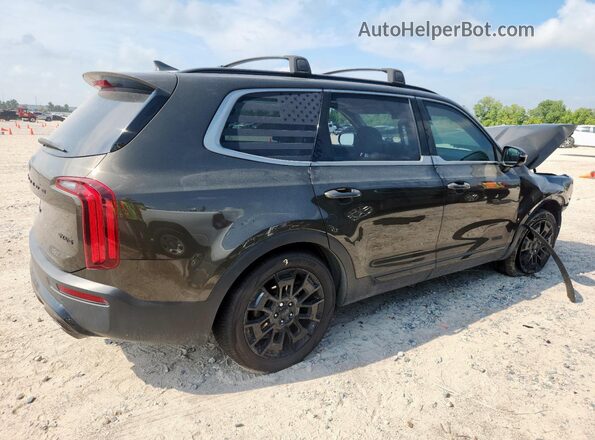5XYP5DHC2MG124700 2021 KIA TELLURIDE Черный Задняя правая четверть
