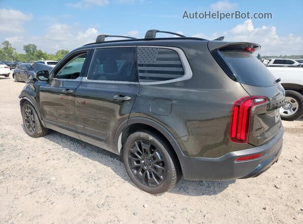 5XYP5DHC2MG124700 2021 KIA TELLURIDE Черный Задняя левая четверть