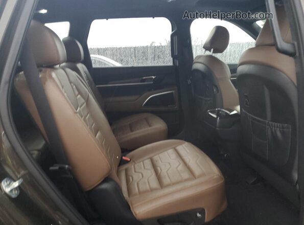 5XYP5DHC2MG142372 2021 KIA TELLURIDE Green უკანა სალონის ხედი